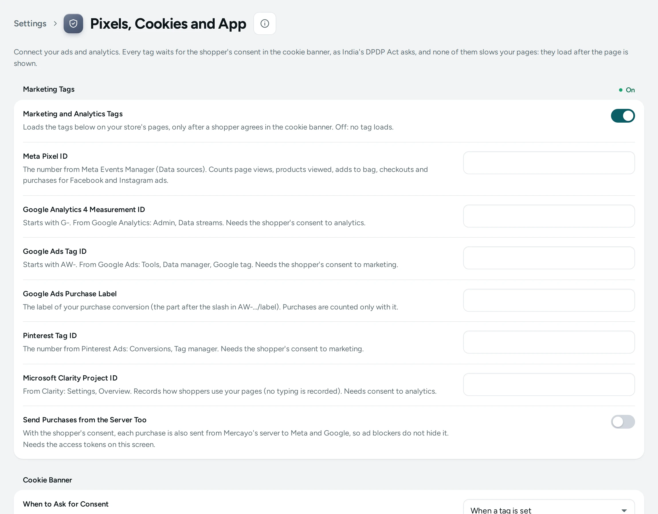 Pixels, Cookies and App